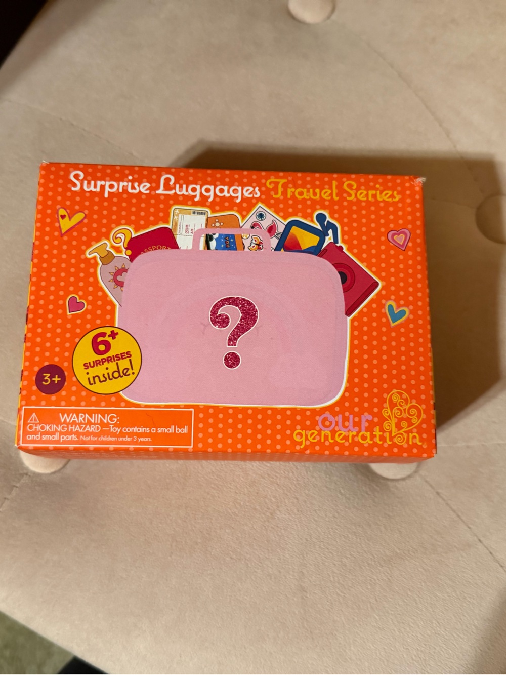 Our Generation Surprise Luggages Travel Series Pink Mystery Pack